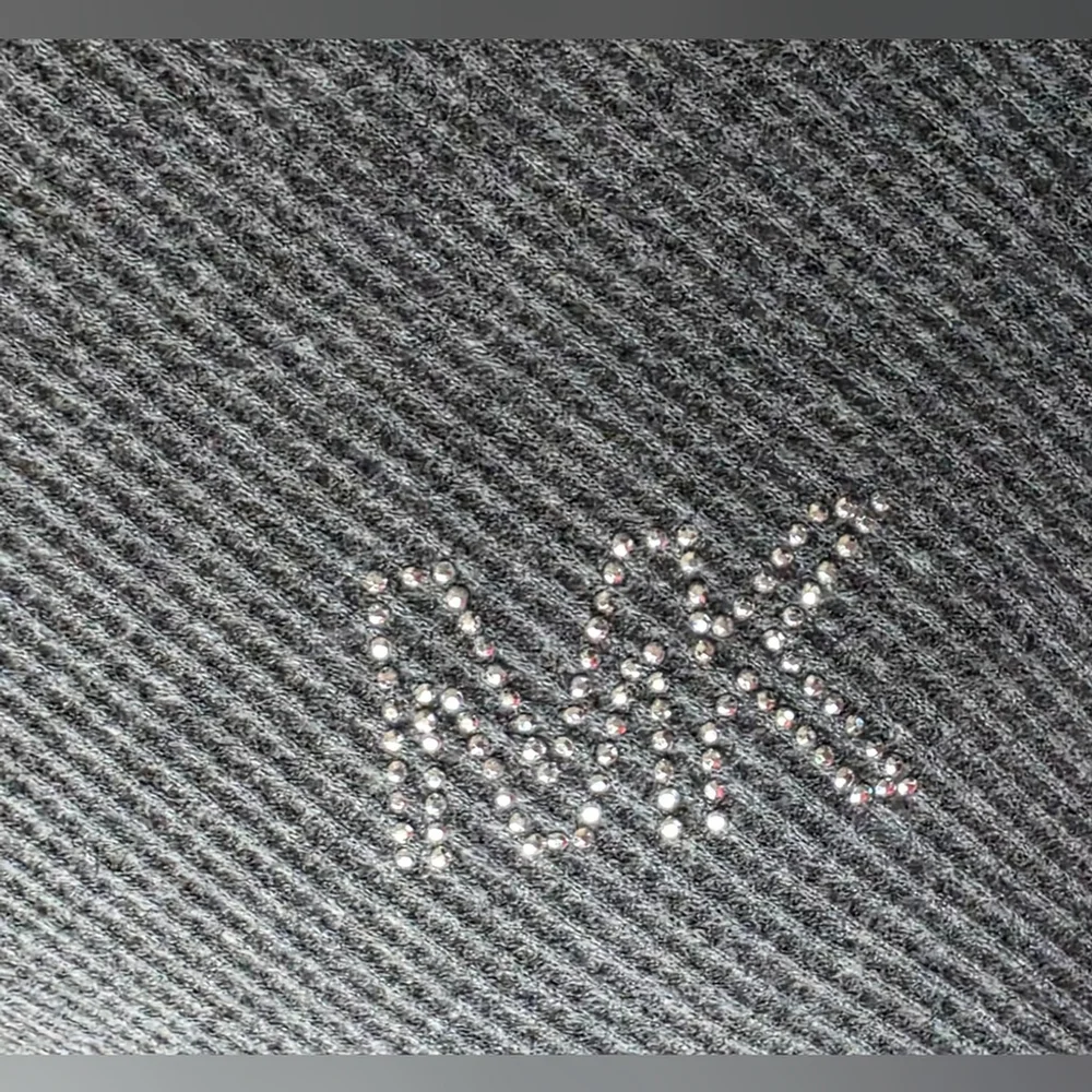 Michael Michael Kors Gray Rhinestone Sweater - Picture 2 of 7
